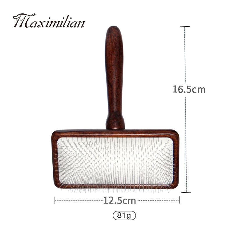 Pet Brother Antique-Style Solid Wood Pet Needle Comb