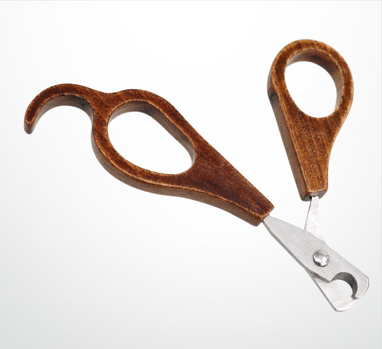 Maximilian Vintage Solid Wood Cat Nail Clippers