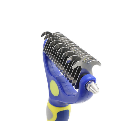 Pet Brother Multi-functional Pet Grooming Tool - Suitable for Cats and Dogs, Lightweight Fur Removal, Easy Detangling, Enjoyable Massage
