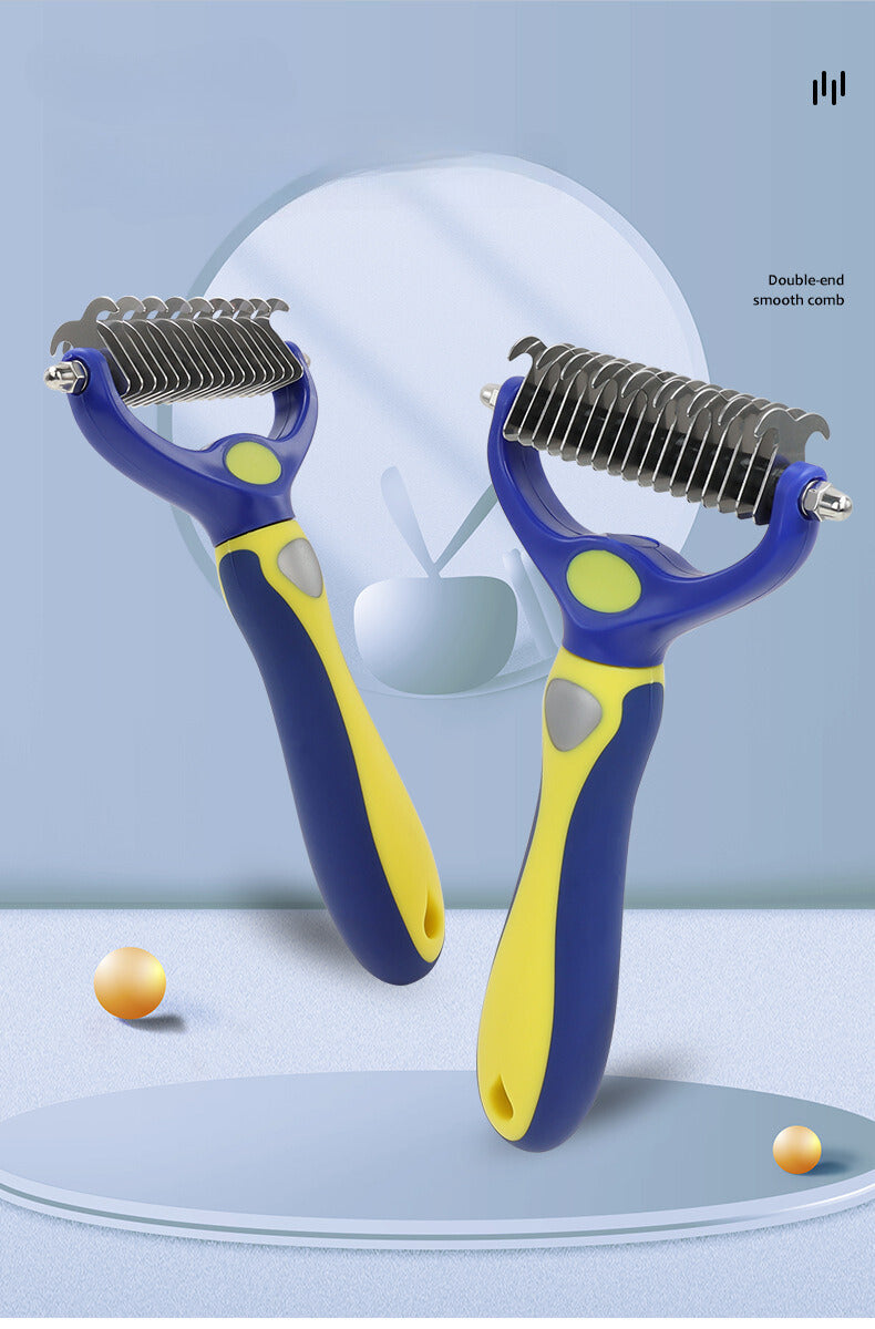 Pet Brother Multi-functional Pet Grooming Tool - Suitable for Cats and Dogs, Lightweight Fur Removal, Easy Detangling, Enjoyable Massage