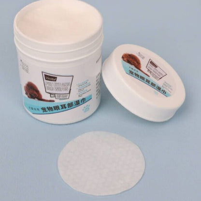 Yingte Pet Tear Stain and Ear Cleaning Wipes - 130 Wipes per Canister