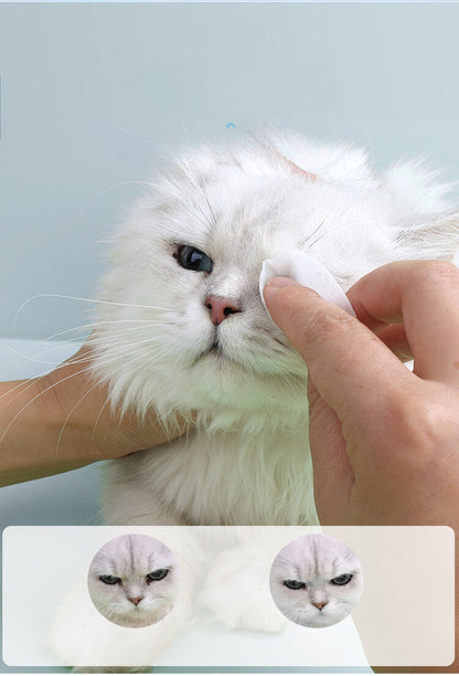 Yingte Pet Tear Stain and Ear Cleaning Wipes - 130 Wipes per Canister