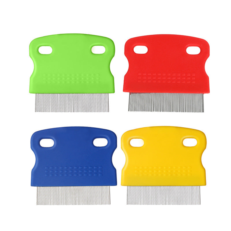 Yingte Candy-Colored Flea Comb Set: Gentle and Effective Flea Removal!