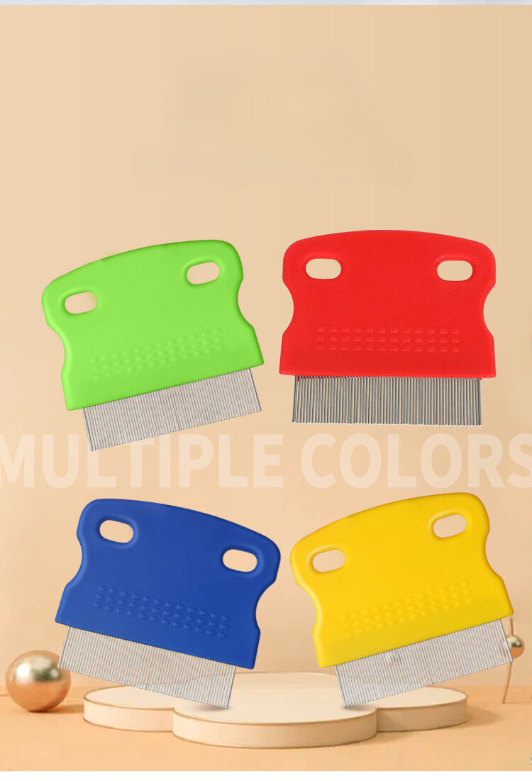 Yingte Candy-Colored Flea Comb Set: Gentle and Effective Flea Removal!