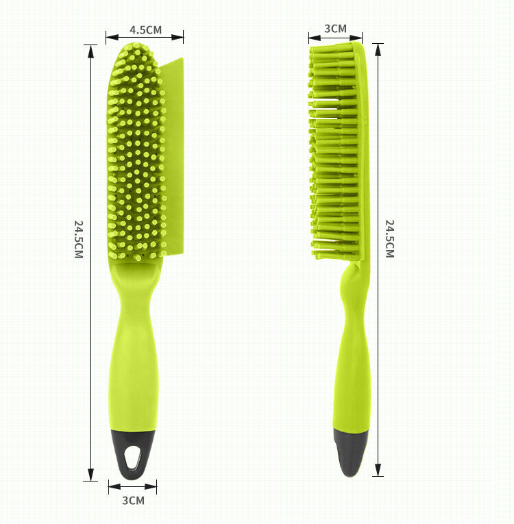 Green Meadow Pet Hair Removal Brush - Sofa and Clothing Cleaning, Dog Bath Massage Brush