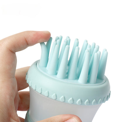 Yingte Pet Bath Brush - Bathing and Massaging Tool, with Bath Gel Storage