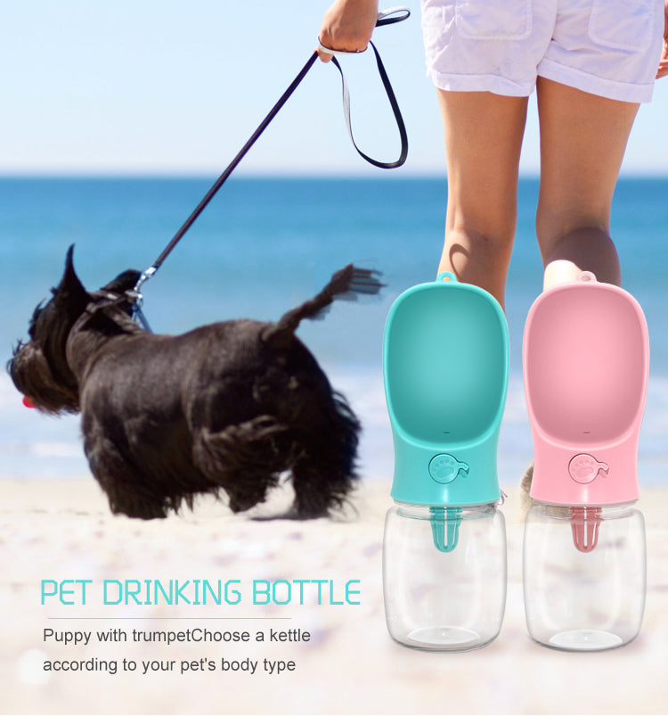 Yingte Pet Portable Water Bottle: Blue, Available in Two Sizes for On-the-Go Hydration!