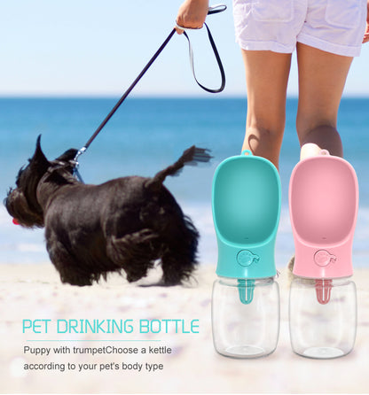Yingte Pet Portable Water Bottle: Blue, Available in Two Sizes for On-the-Go Hydration!