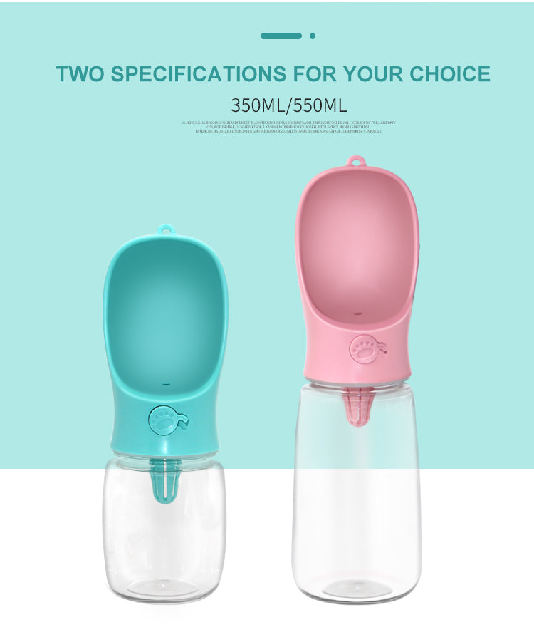 Yingte Pet Portable Water Bottle: Blue, Available in Two Sizes for On-the-Go Hydration!