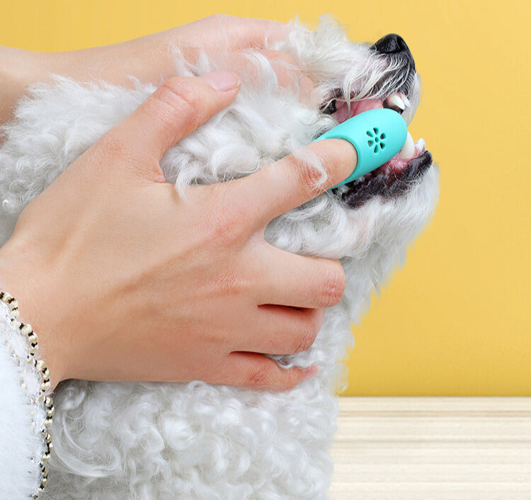 Yingte Pet Silicone Finger Toothbrushes: Gentle Dental Care for Cats and Dogs!