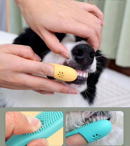 Yingte Pet Silicone Finger Toothbrushes: Gentle Dental Care for Cats and Dogs!