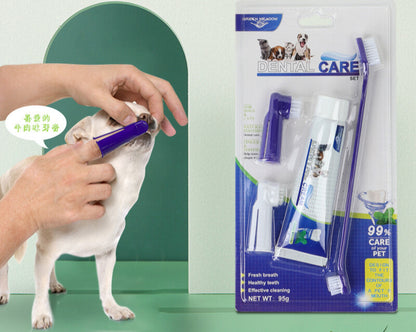Green Meadow Pet Dental Care Set: Complete Oral Hygiene for Your Furry Friends!