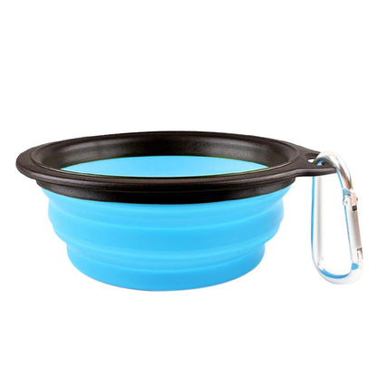 Yingte Portable Folding Pet Bowl - TPR Material, Collapsible Design