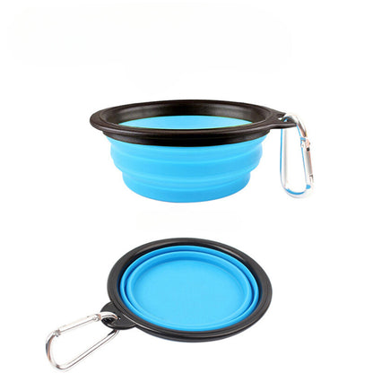 Yingte Portable Folding Pet Bowl - TPR Material, Collapsible Design