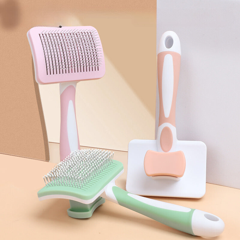 Yingte Pet Needle Comb: Versatile Grooming for Dogs and Cats in Refreshing Green!