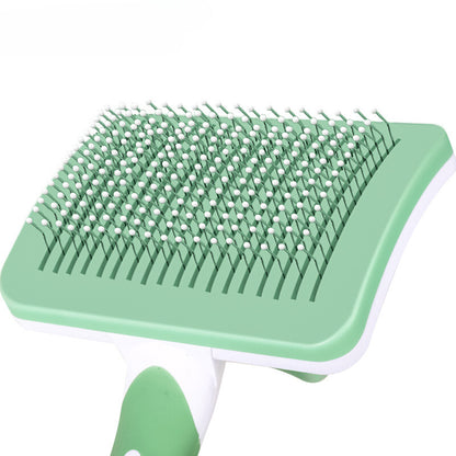 Yingte Pet Needle Comb: Versatile Grooming for Dogs and Cats in Refreshing Green!