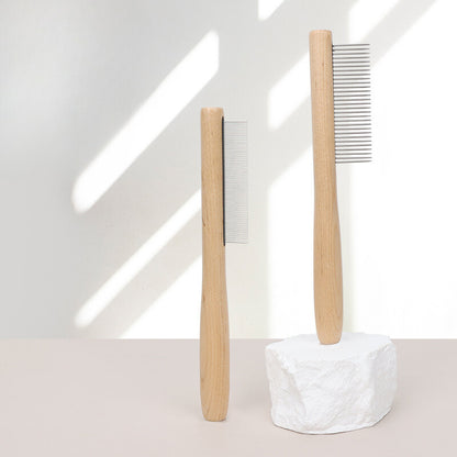 Yingte Solid Wood Pet Comb - Suitable for All Breeds