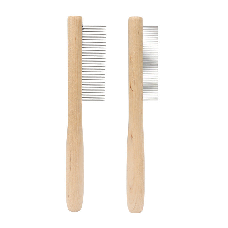 Yingte Solid Wood Pet Comb - Suitable for All Breeds