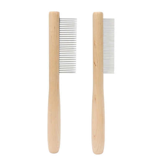Yingte Solid Wood Pet Comb - Suitable for All Breeds