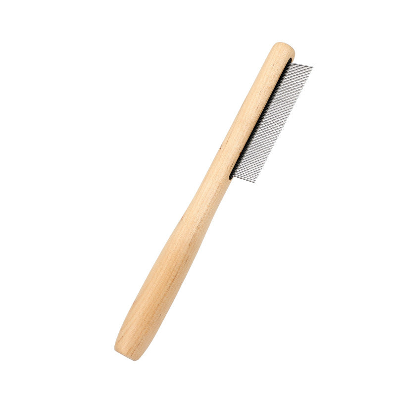 Yingte Solid Wood Pet Comb - Suitable for All Breeds