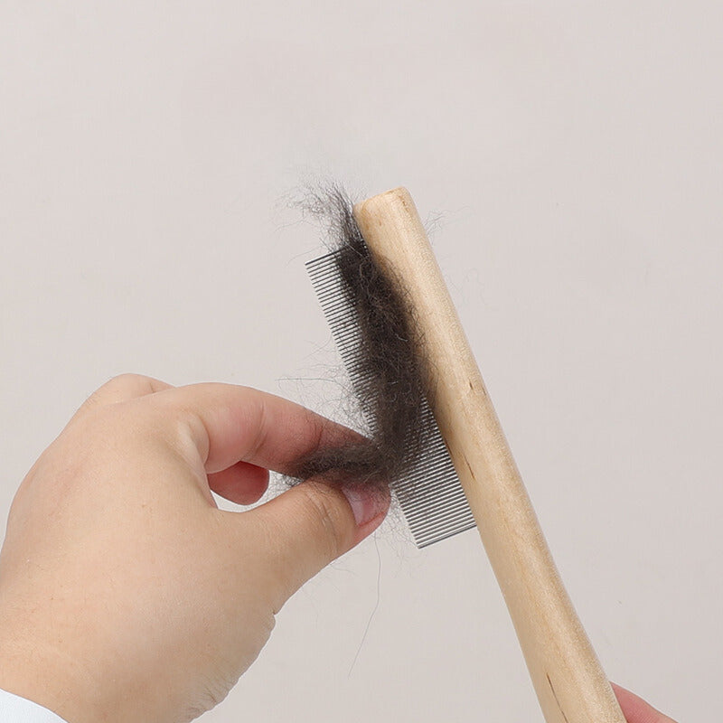 Yingte Solid Wood Pet Comb - Suitable for All Breeds