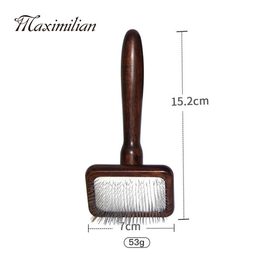 Pet Brother Antique-Style Solid Wood Pet Needle Comb