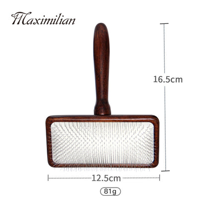 Pet Brother Antique-Style Solid Wood Pet Needle Comb