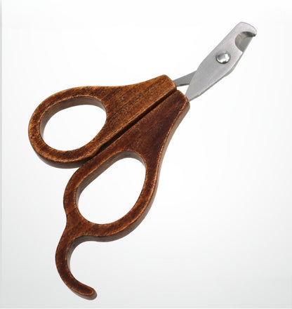 Maximilian Vintage Solid Wood Cat Nail Clippers
