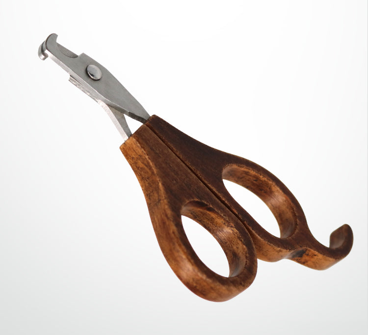 Maximilian Vintage Solid Wood Cat Nail Clippers
