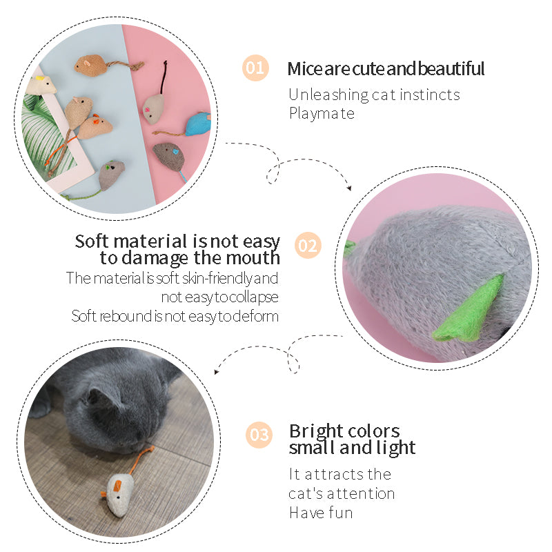 Yingte Cat Toy Set: A Whimsical Trio for Endless Pet Entertainment!