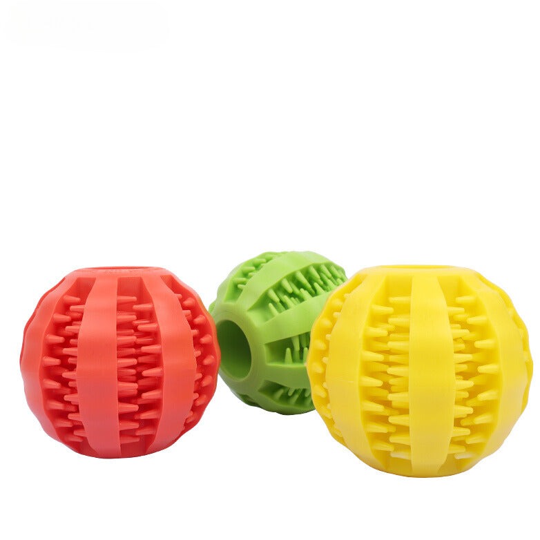Yingte Pet Toy: Dog Chew Toy - Watermelon Ball for Durable Chewing, Teeth Cleaning, and Treat Dispensing.
