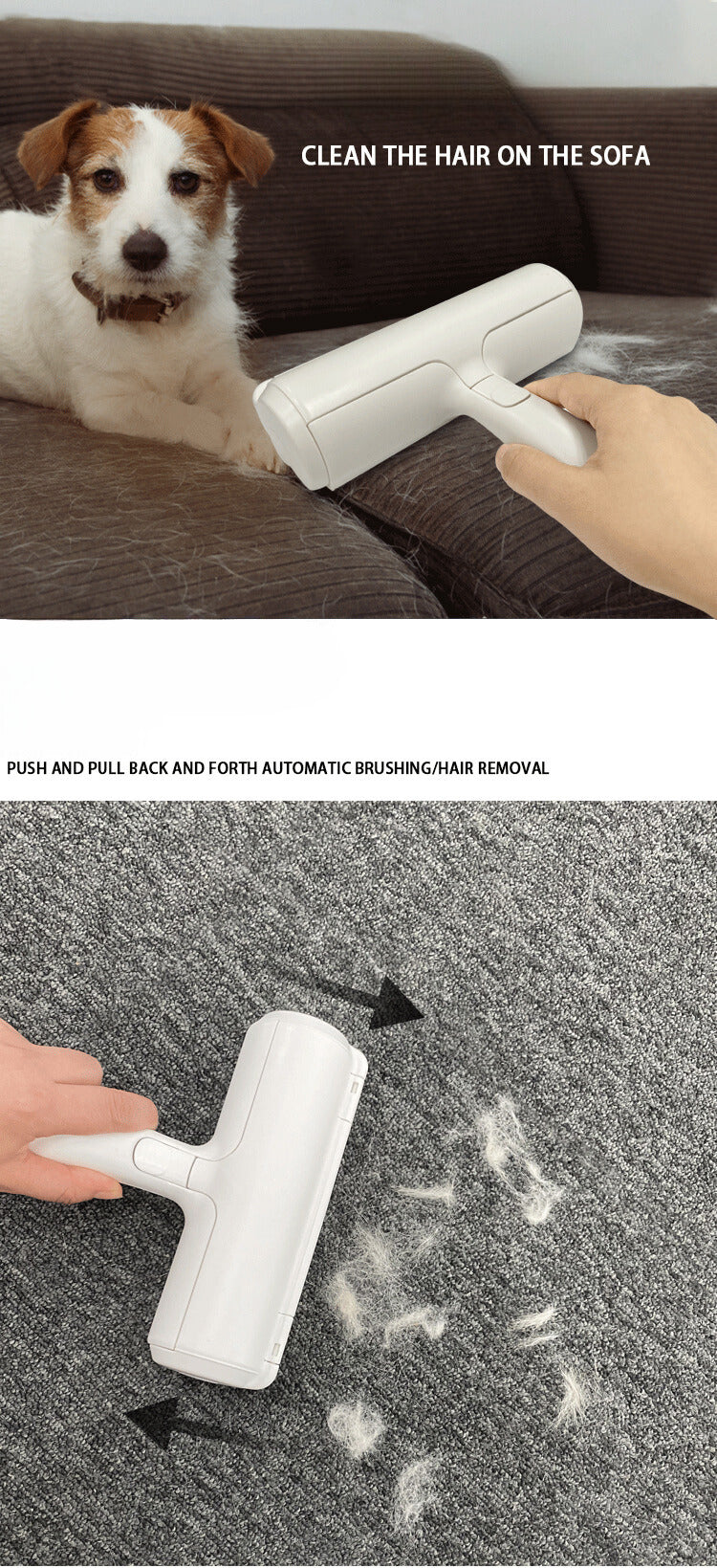 Yingte Pet Hair Remover Roller: The Ultimate Hair Cleaning Tool for Various Surfaces！