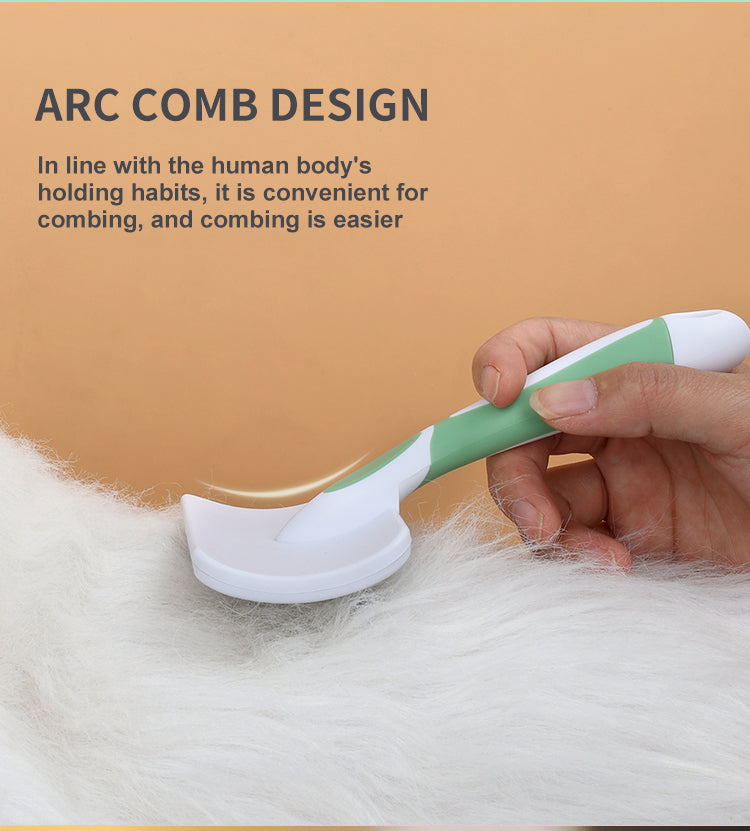 Yingte Pet Needle Comb: Expert Hair Removal for Cats and Dogs in Pink and Green!