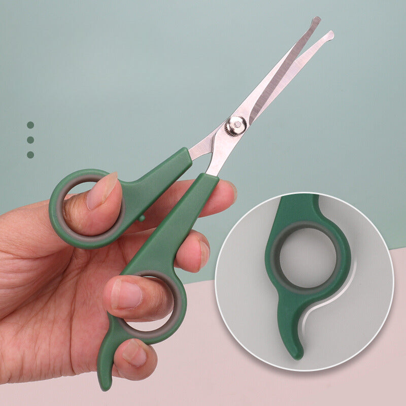 Historee Pet Grooming Scissors: Precision Round Tip Shears for Effortless and Tangle-Free Trimming