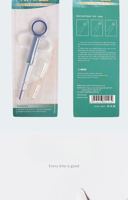 Yingte Pet Supply: Pet Medication Feeder Stick, Ideal for Dogs for Water, Food, and Medication.