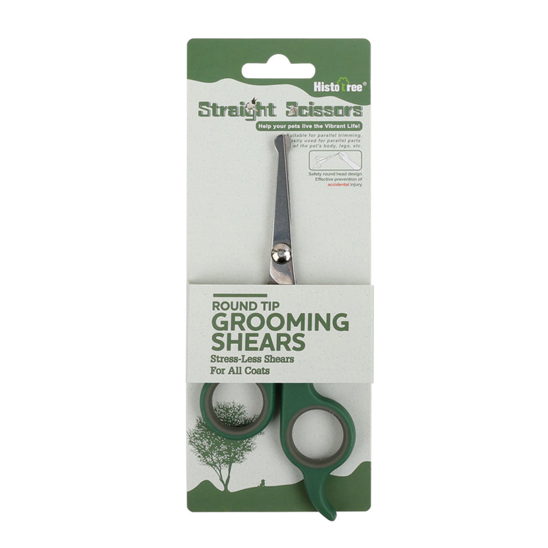 Historee Pet Grooming Scissors: Precision Round Tip Shears for Effortless and Tangle-Free Trimming