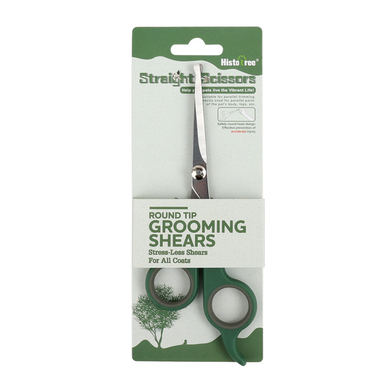 Historee Pet Grooming Scissors: Precision Round Tip Shears for Effortless and Tangle-Free Trimming